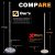 2 Columna Conjunto Globo Soporte Kit Arco Base Y El Polo 61