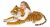 Melissa & Doug Tigre Gigante Animal Relleno (fauna, Tela Sua
