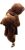 Peluche Grande De Peluche De 4.9 Ft, Color Marrón Suave De P