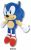Sonic The Hedgehog Plush S, Colector Felpa, Sk Japón: 10,6 X