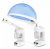 Kingdomcares Grande 2-en-1 De Pelo Y Vapor Facial Vapor De L