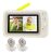 Moonybaby De Split Cámaras 60 Vídeo Baby Monitor 2, Pantalla