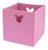 Disney Fieltro Die Cut Cuba De Almacenamiento, Rosa, Minnie