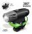 Luz Led Para Bicicleta Delantero Y Trasero Recargable 8.4v