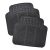 Bdk Wbmt-1372 + Mt-802-bk_amzcj2 Negro Coche Estera Del Piso