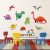 Decalmile Colorido Del Dinosaurio Pegatinas De Pared Niños E