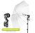 Set Fotográfico Estudio Kit 2 Sombrillas Tripie