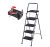 Finether Plegable Escalera De 4 Peldaños Con Plataforma (f)