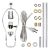 Ecudis Lámpara Kit, Lámpara De Mesa Kit De Cableado Con 8 Pu