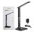 Lampara Led Ledgle 8w Con Reloj Digital Negro P/escritorio