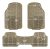 Fh Group F11306beige-3row Floor Mat (trimmable Heavy Duty 3