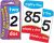 Números 0-100 / Numeros Del 0 Al 100 De Bolsillo Flash Cards
