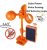 Ausdtools Repelente De Sensor Solar Ultrasónico Para Pájaros