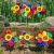 Sampick Molinos De Viento De Jardín, Girasol Decoración De C