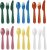 Ikea Kalas 18 Piezas Sin Bpa Juego De Cubiertos, Multicolor