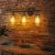 Edison 3 Luces De Baño Vintage Vanidad Pared Apliques Ilumin