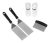 Char-griller 8905 Plancha Kit De Accesorios, 2 Espátulas, 2