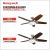 Honeywell Carmel – Ventilador De Techo De 48 Pulgadas / 122