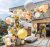 Beaumode Bricolaje Blush Amarillo Gris Globo Garland Arco Ki