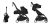 Babyzen Yoyo2 0+ Completa Y 6+ Cochecito – Negro Marco Con N