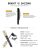 Pudaier Mascara Impermeable 2 Pcs Fibra Densa Natural Y Larg