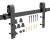 Ccjh 4ft Deslizante Puerta De Granero Hardware Kit Heavy Dut