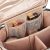 Belalife Bolsa De Maquillaje De Doble Capa Para Viajes, Orga