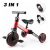 Besrey Bicicleta De Equilibrio, Peso Ligero Niños Triciclo,