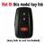 Coolbestda 2pcs De Goma Llavero Inteligente Remoto Caso De L