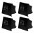 Alavente 4pcs Caps Botón De La Ventana Del Conductor Interru