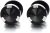 Par De Pendientes Negros De Acero Inoxidable Para Hombre