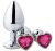 3pcs / Set Amal Tapón De Masaje De La Joya De Acero Inoxidab