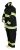Aeromax Jr. Bomberos Bunker Gear, Negro, Tamaño 6/8