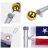 Gientan – Mástil Telescópico Para Bandera De Aluminio, Calib