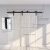 Skysen – Kit De Puerta Corredera De 4,9 Pies, De Color Negro
