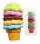 Ice Cream Shop – Cono De Helado Con Tarjetas De Modelo – Jue