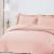 Duvet Cover Set Con Cierre De Cremallera-rosa Full / Queen