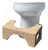 Squatty Ir Al Baño Sp-bambú-flip El Original Aseo Stool – Ba