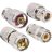 N-uhf Rf Coaxial Adaptador Conector Kit N Macho / Hembra Un