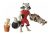 Marvel Guardianes De La Galaxy Mapache Rocket 6 Pulgadas