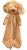 Bebé Gund Spunky Huggybuddy Animal Relleno Felpa Manta, Beig