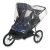 Cómodo Bebé Universal Doble Cochecito De Jogging Impermeable