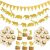 Baby Shower Jelacy Oro Jungle Safari Animal Banner- Del Bril