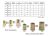 Acero Al Carbono Tuercas De Remache Lby 170pcs, M4 / 5/6/8 T