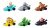 Paquete De 6 Todo Monopolio De Jugador Mario Kart Power Pack