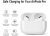 Funda De Carga Inalámbrica AirPods Compatible Pro Cargador D