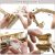 Cutefun Excavadora Hidráulica 3-en-1 Kit De Madera, Tallo Ju