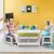 Mesa De Madera 3 En 1 Para Niños Y 2 Sillas Para Niños, Mesa
