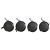 Ecr4kids Pack De 4 Heavy Duty Cuna Ruedas De Fundición – 2 B