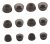 Alxcd – Almohadillas Para Auriculares Jabra Elite 75t, 6 Par